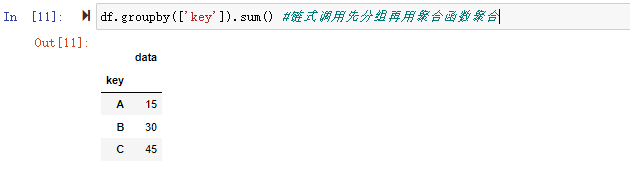 链式调用先分组再用聚合函数聚合