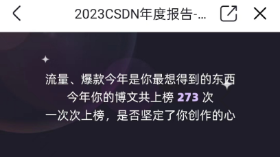 CSDN博文上榜数 CSDN2