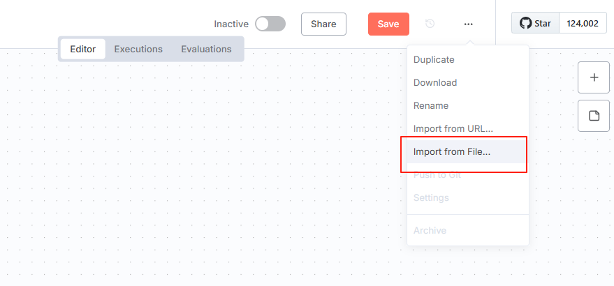 导入n8n工作流实例